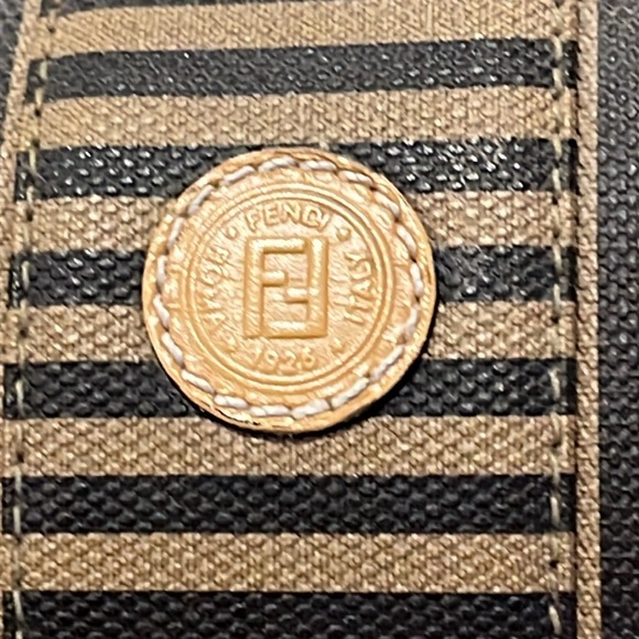 Fendi Striped Canvas Hobo - Picture 4 of 10